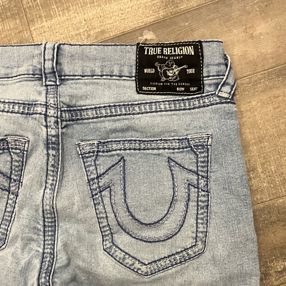 True Religion Light Blue Women Jeans relaxed skinny - Picture 11 of 14